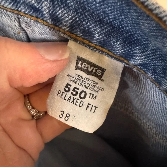 Levi's Men's Blue Jean Shorts Jorts - Picture 2 of 6